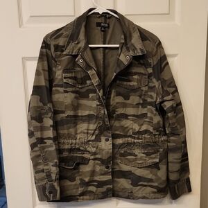 Anna Green and Brown Utility Jacket